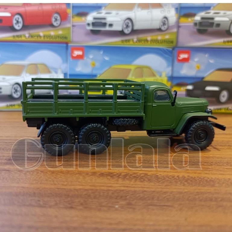 JKM 軍用卡車 1:64模型 Jiefang CA-30 1/64模型車 6X6 解放軍卡車 CA30-細節圖2