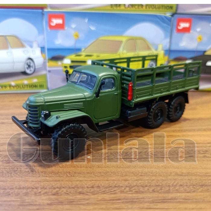 JKM 軍用卡車 1:64模型 Jiefang CA-30 1/64模型車 6X6 解放軍卡車 CA30-細節圖3