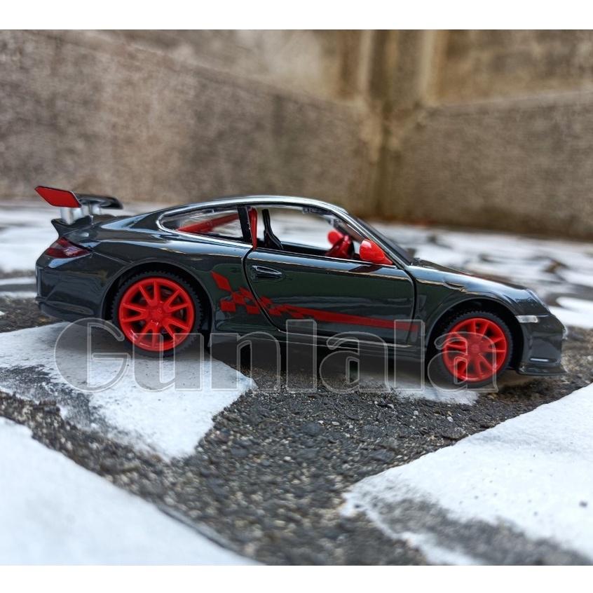 Porsche 911 GT3 RS 1:32模型車 保時捷997 破許 911 TURBO Motorsport 蛙王-細節圖4