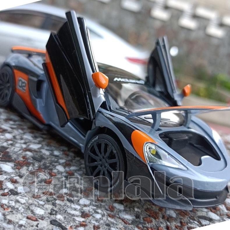 出清特價 McLaren 600LT 1:32 模型車 麥拿侖 Longtail 賽道塗裝 麥拉倫 1/32 F1超跑-細節圖3