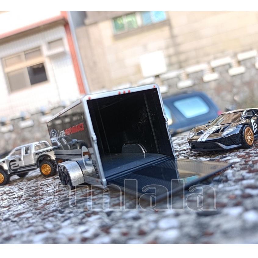 皮卡改裝拖車 運輸車套裝 1:64模型 F150 SVT 福特野馬 雪佛蘭Camaro 道奇Magnum F-150-細節圖4