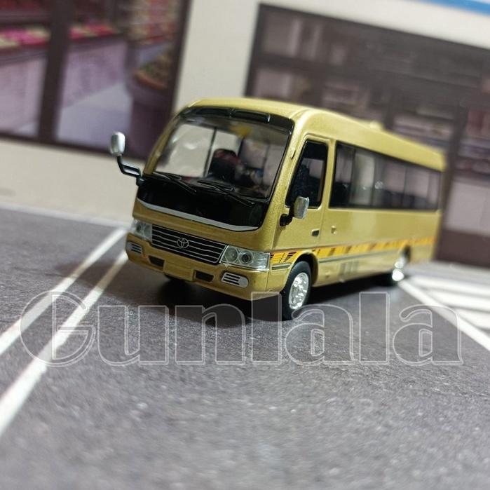 COASTER 1:64模型 TOYOTA中型巴士 1/64模型車 豐田小巴 三代 香港小巴士 收藏擺飾顏色-細節圖8