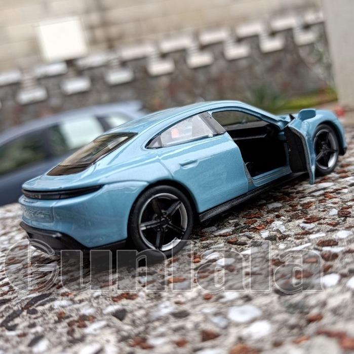 Porsche Taycan Turbo S 1:39 模型 1/39 保時捷電動車 破許-細節圖3