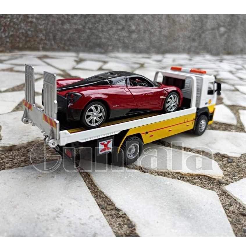 道路救援車 VOLVO拖車 1:43 ~ 1:50模型車適用 拖吊車 VOLVO FM 瑞典富豪 公路救援車-細節圖2