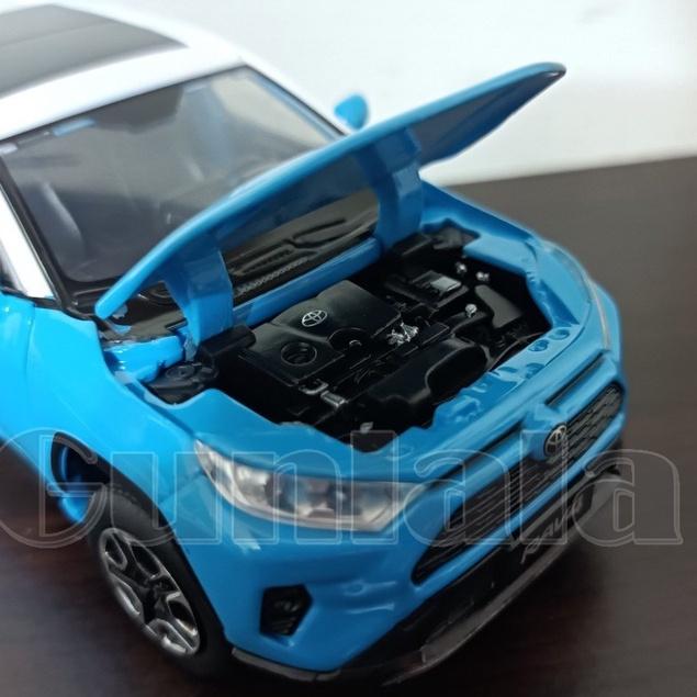 RAV4 細節強化1:32模型車 TOYOTA新世代王者休旅 豐田五代RAV4 XA50 5代 車輪轉向避震功能 交車禮-細節圖4