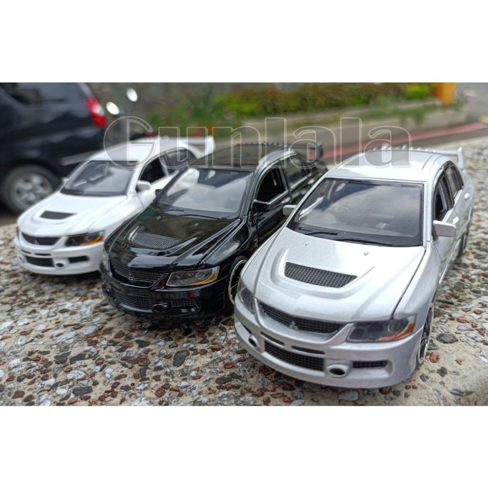 Mitsubishi Evolution IX 1:32模型車 三菱EVO 9代 4G63引擎 LanEVO-細節圖3