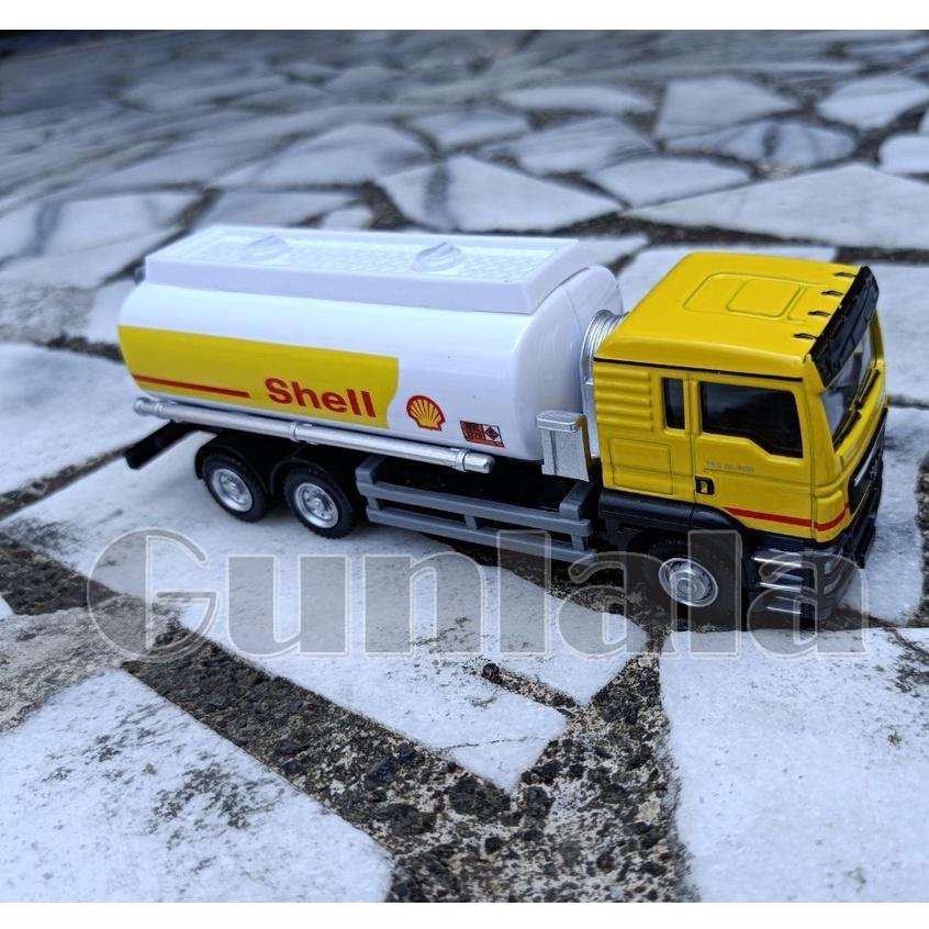 SCANIA車頭 1:64模型車 油罐車 消防車 垃圾車 SHELL OIL TANKER-細節圖9