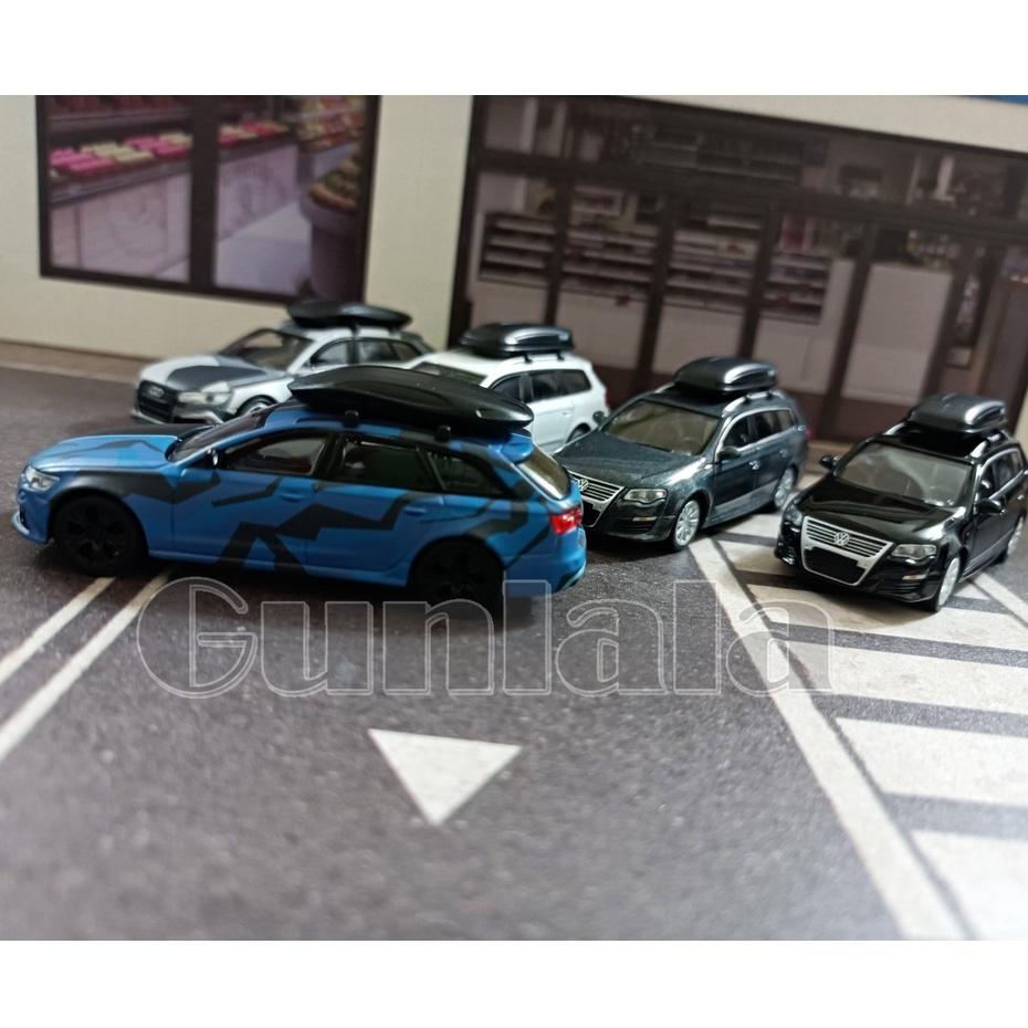 VW Passat Variant R36 1:64模型 Audi RS6 1/64模型車 旅行風書包 奧迪 福斯 C7-細節圖3