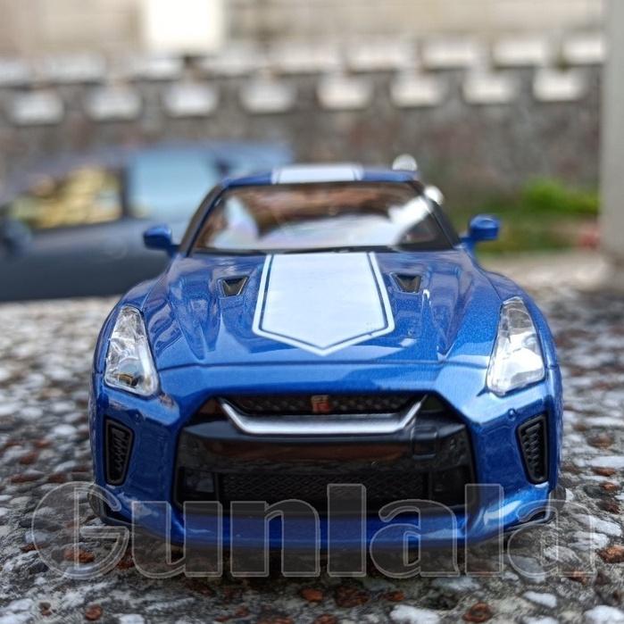 NISSAN GTR R35 五十周年版 50th 日產東瀛戰神 1:35模型車 Skyline GT-R-細節圖2