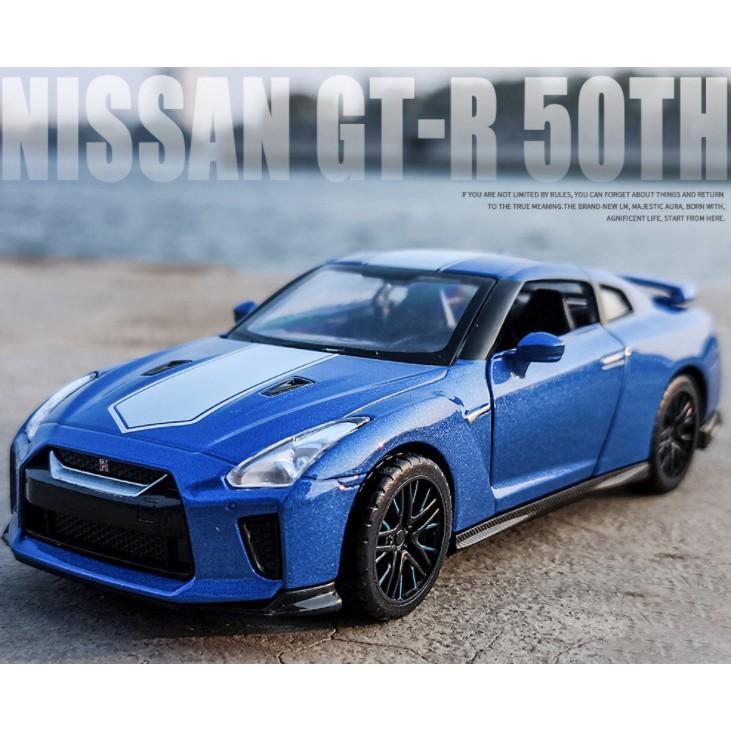 NISSAN GTR R35 五十周年版 50th 日產東瀛戰神 1:35模型車 Skyline GT-R-細節圖4