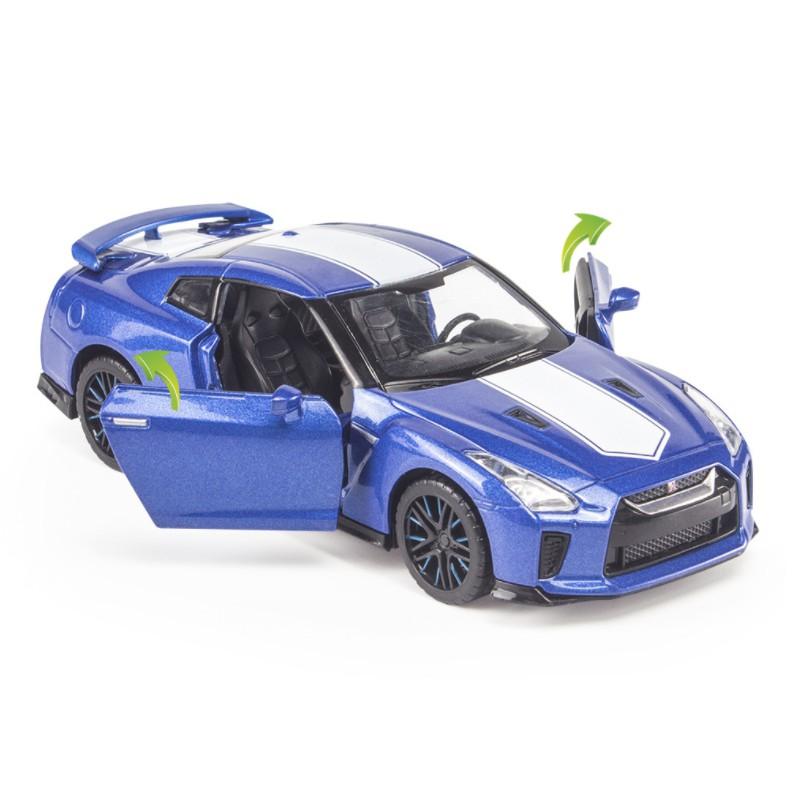 NISSAN GTR R35 五十周年版 50th 日產東瀛戰神 1:35模型車 Skyline GT-R-細節圖8