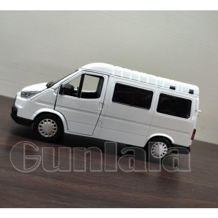 JMC 江鈴福特特順 商務廂型車 1:32模型車 救護車 1/32 ford transit同款箱型車麵包車 A180-細節圖5