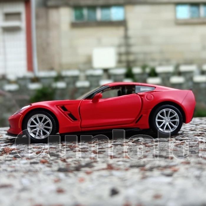 Chevrolet Corvette 雪佛蘭 科爾維特 1:36模型車 C6 C7 美式平民跑車 z06 Z07-細節圖2