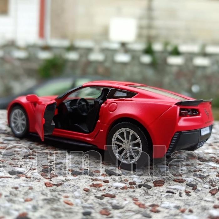 Chevrolet Corvette 雪佛蘭 科爾維特 1:36模型車 C6 C7 美式平民跑車 z06 Z07-細節圖8