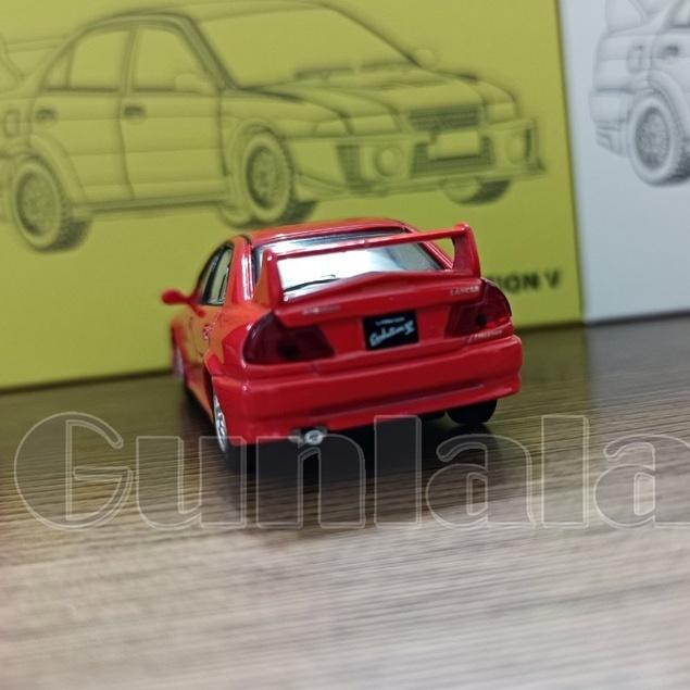 JKM 三菱 Lancer Evolution V 1:64模型 EVO 5代 JDM WRC經典 CP9A 4G63-細節圖7