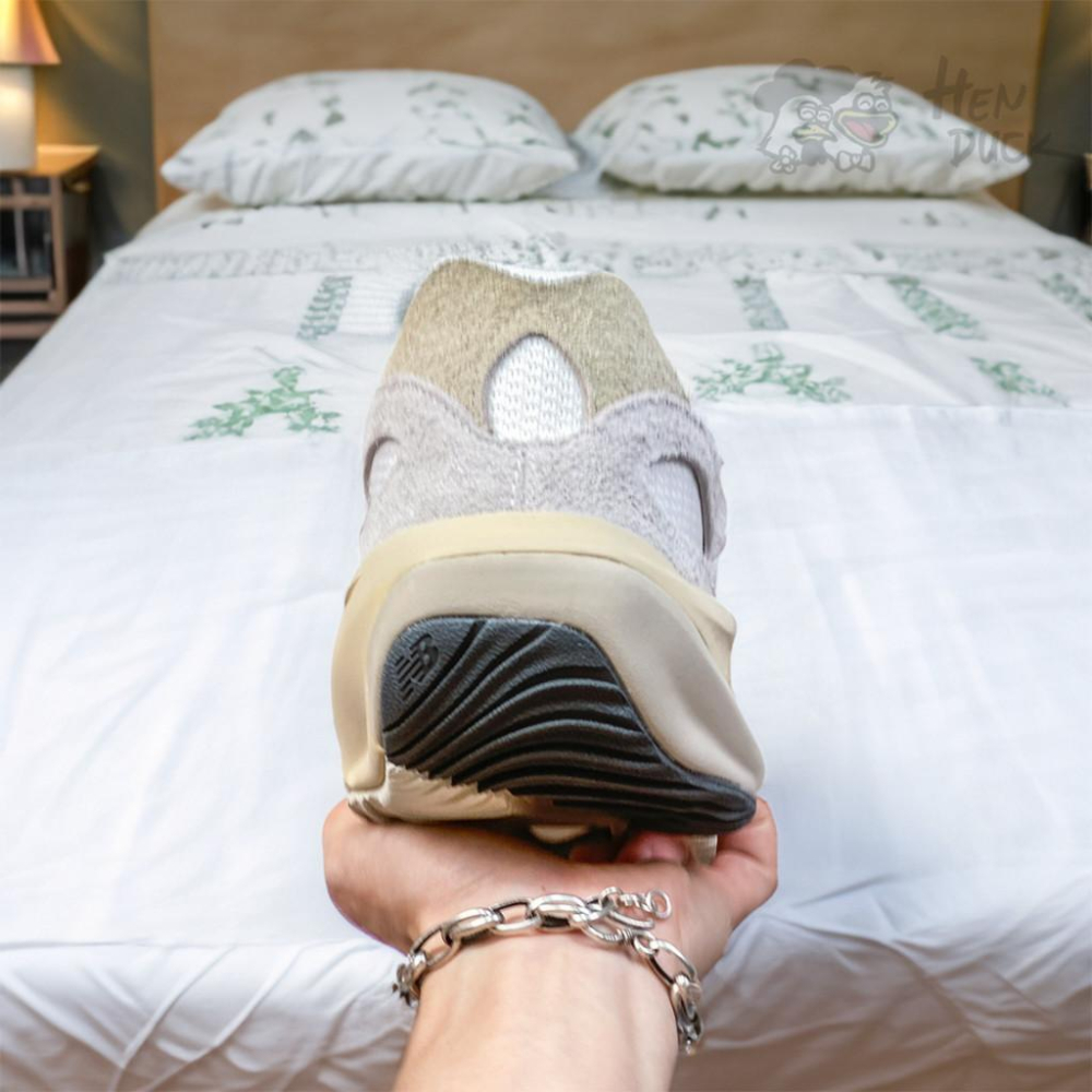 韓國代購 New balance Warped runner 海鹽色 老爹鞋 運動休閒鞋 麂皮 男女款 厚底 增高-細節圖6