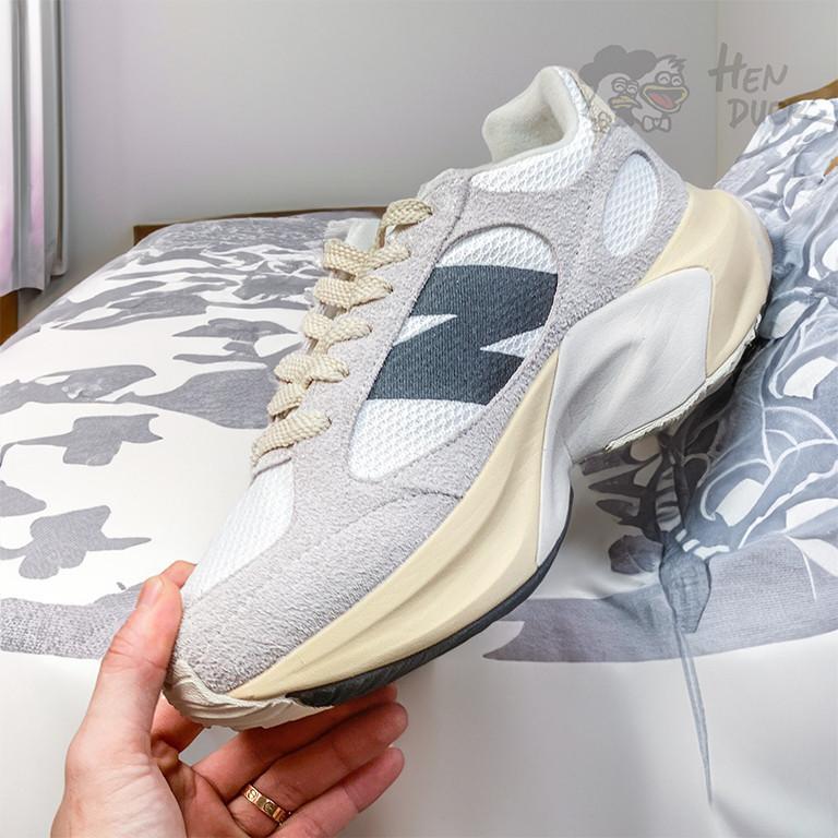 韓國代購 New balance Warped runner 海鹽色 老爹鞋 運動休閒鞋 麂皮 男女款 厚底 增高-細節圖7