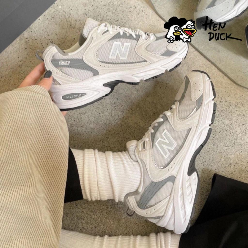 韓國代購免運 New balance 530 淺灰 米灰 元祖灰 老爹鞋 NB530 運動休閒鞋 MR530CB/CE-細節圖7