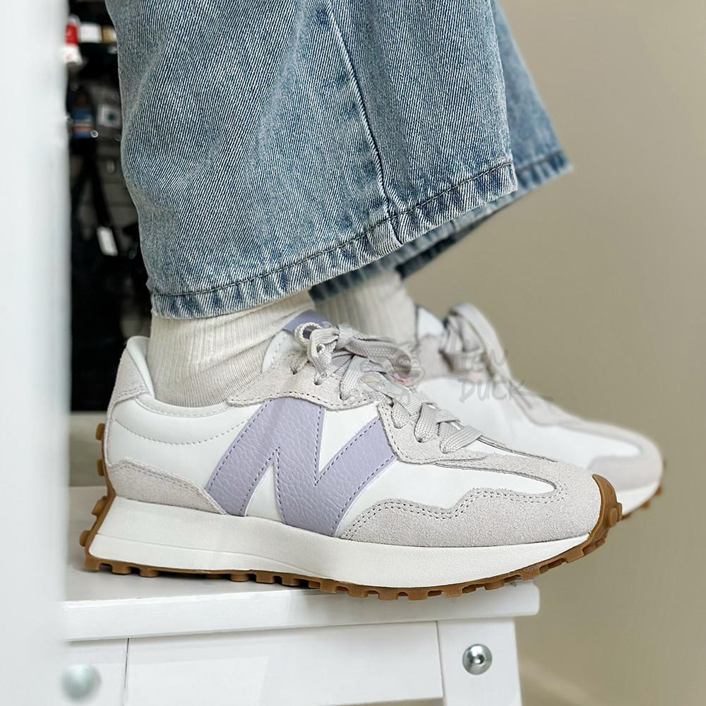 韓國代購 new balance 327 NB327 蜜桃粉 薄荷綠 寶寶藍 運動休閒鞋 女鞋 薰衣紫 WS327OS-細節圖7