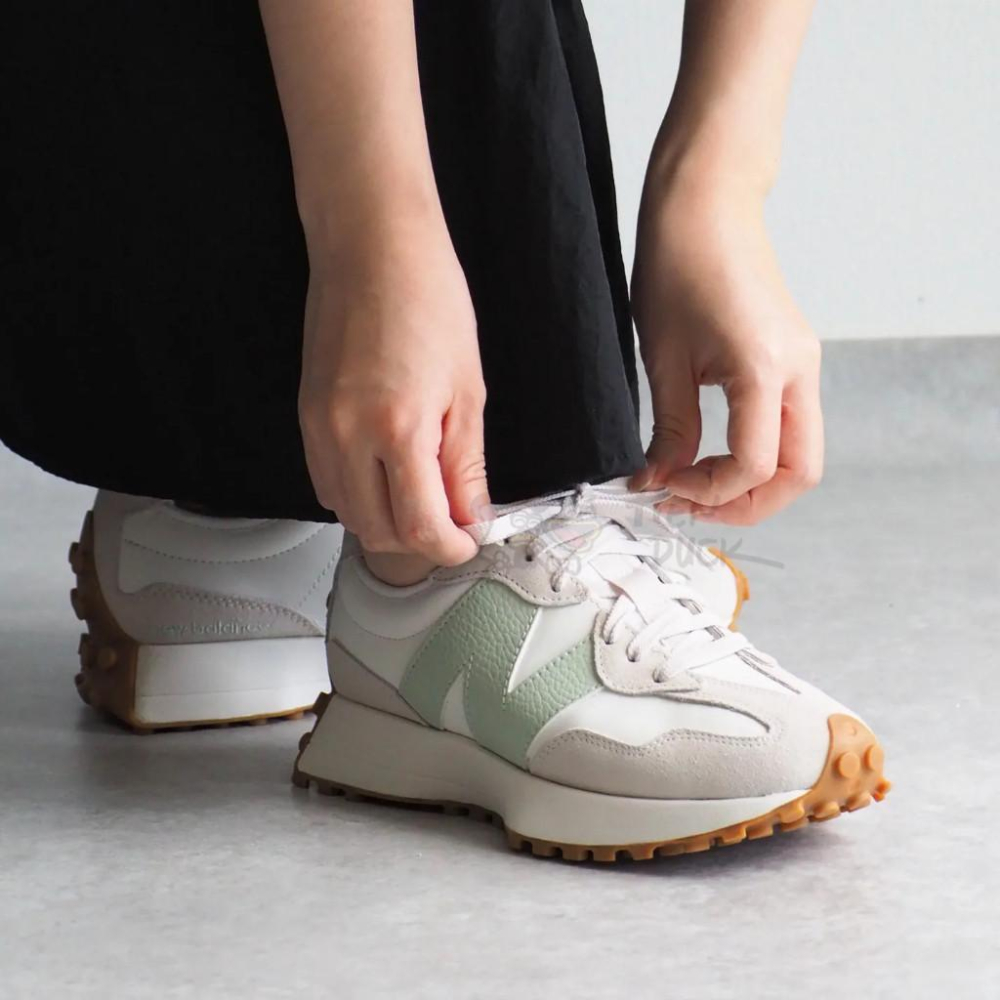 韓國代購 new balance 327 NB327 蜜桃粉 薄荷綠 寶寶藍 運動休閒鞋 女鞋 薰衣紫 WS327OS-細節圖8