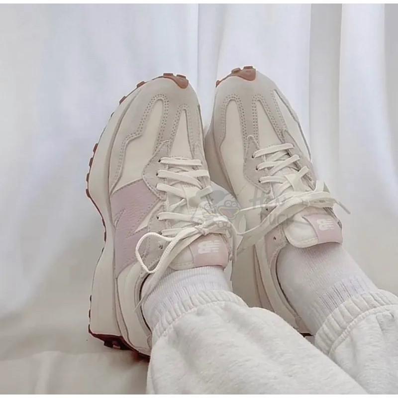 韓國代購 new balance 327 NB327 蜜桃粉 薄荷綠 寶寶藍 運動休閒鞋 女鞋 薰衣紫 WS327OS-細節圖9