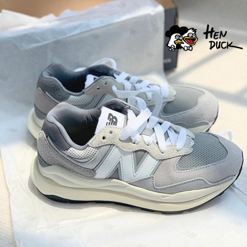 韓國代購 New balance 5740 元祖灰 灰白色 麂皮 慢跑鞋 運動休閒鞋 老爹鞋 男女同款 M5740TA-細節圖3