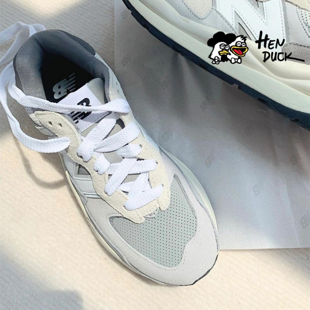 韓國代購 New balance 5740 元祖灰 灰白色 麂皮 慢跑鞋 運動休閒鞋 老爹鞋 男女同款 M5740TA-細節圖5