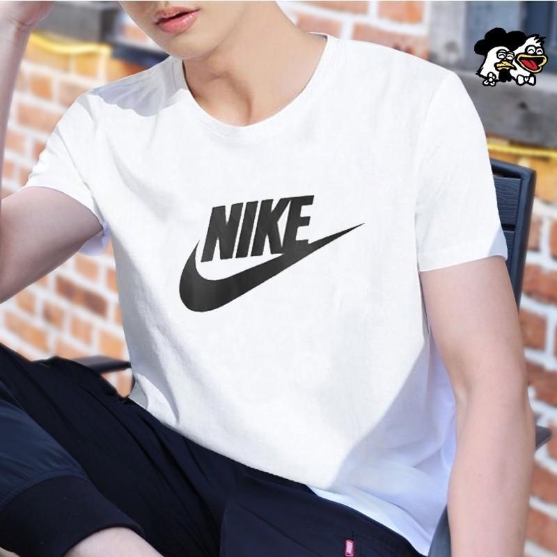 耐吉Nike Sportswear 黑色 白色 經典LOGO 印花 圓領 短袖 T恤 男女 情侶款 AR5005-010-細節圖6