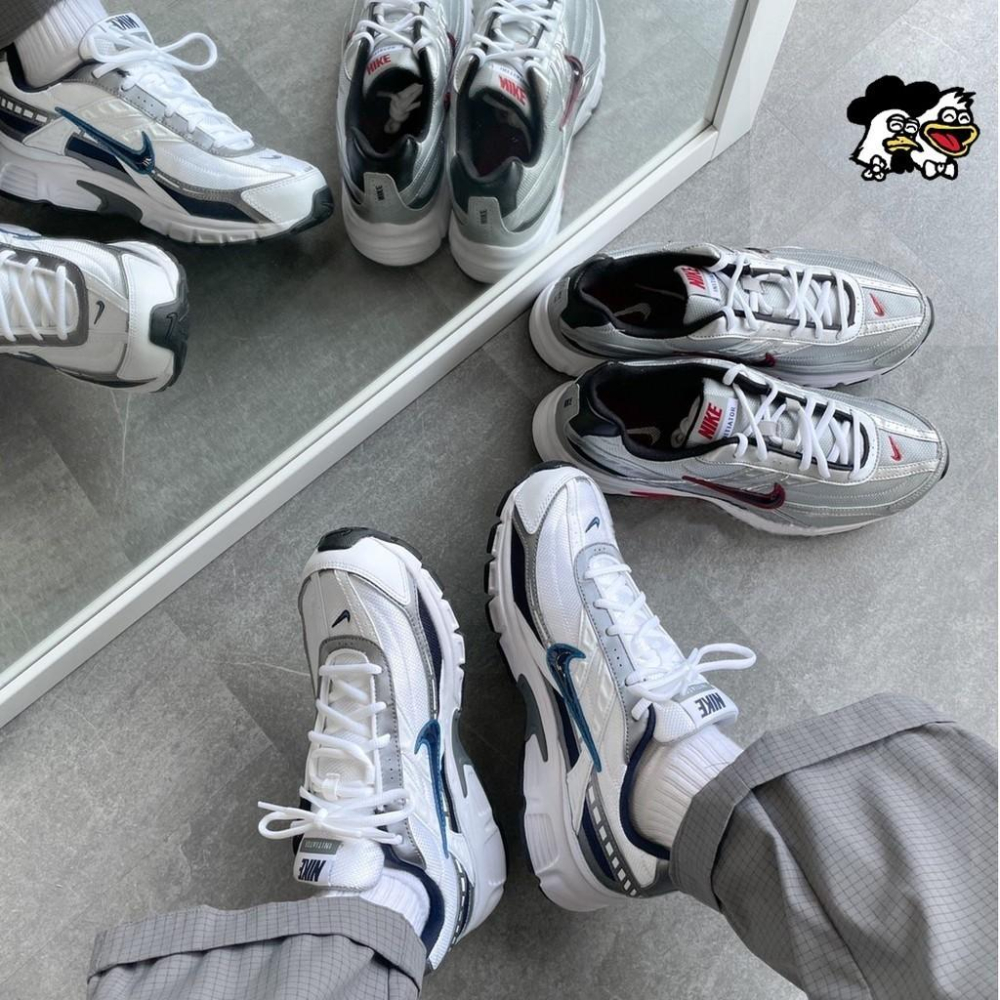 韓國代購 NIKE Initiator 白藍 黑白 櫻桃紅 復古休閒鞋 運動鞋 男女款 情侶鞋 394055-101-細節圖2