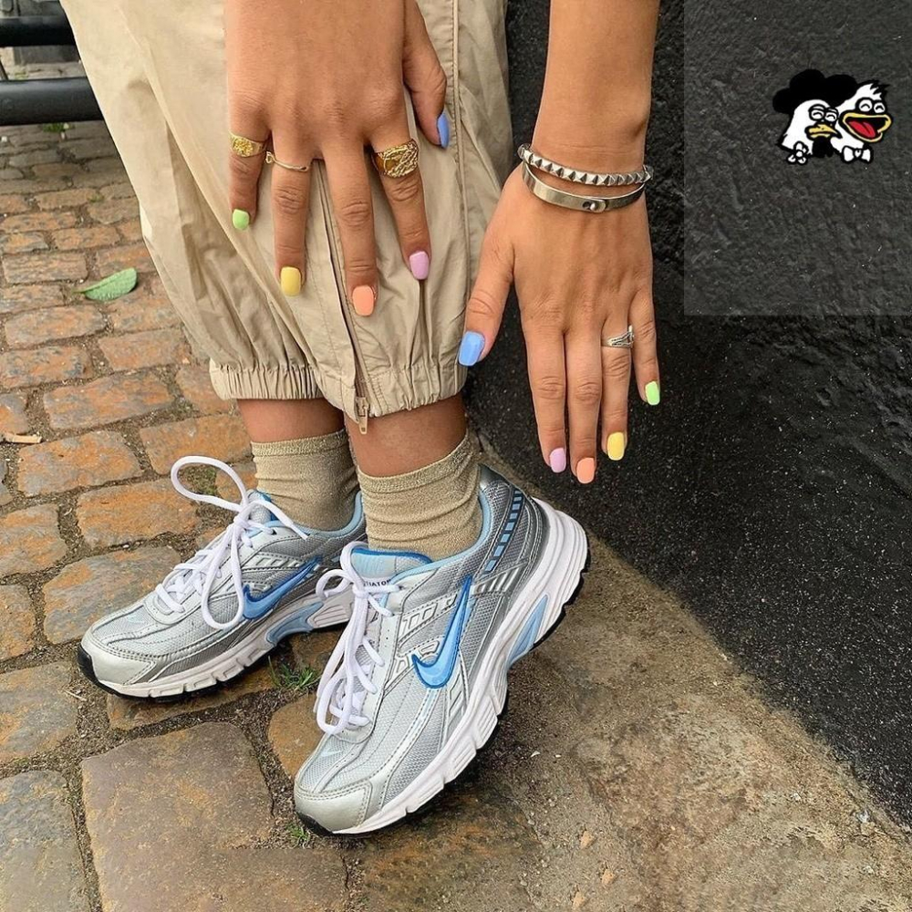 韓國代購 NIKE Initiator 白藍 黑白 櫻桃紅 復古休閒鞋 運動鞋 男女款 情侶鞋 394055-101-細節圖3