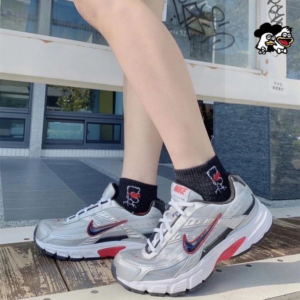 韓國代購 NIKE Initiator 白藍 黑白 櫻桃紅 復古休閒鞋 運動鞋 男女款 情侶鞋 394055-101-細節圖4