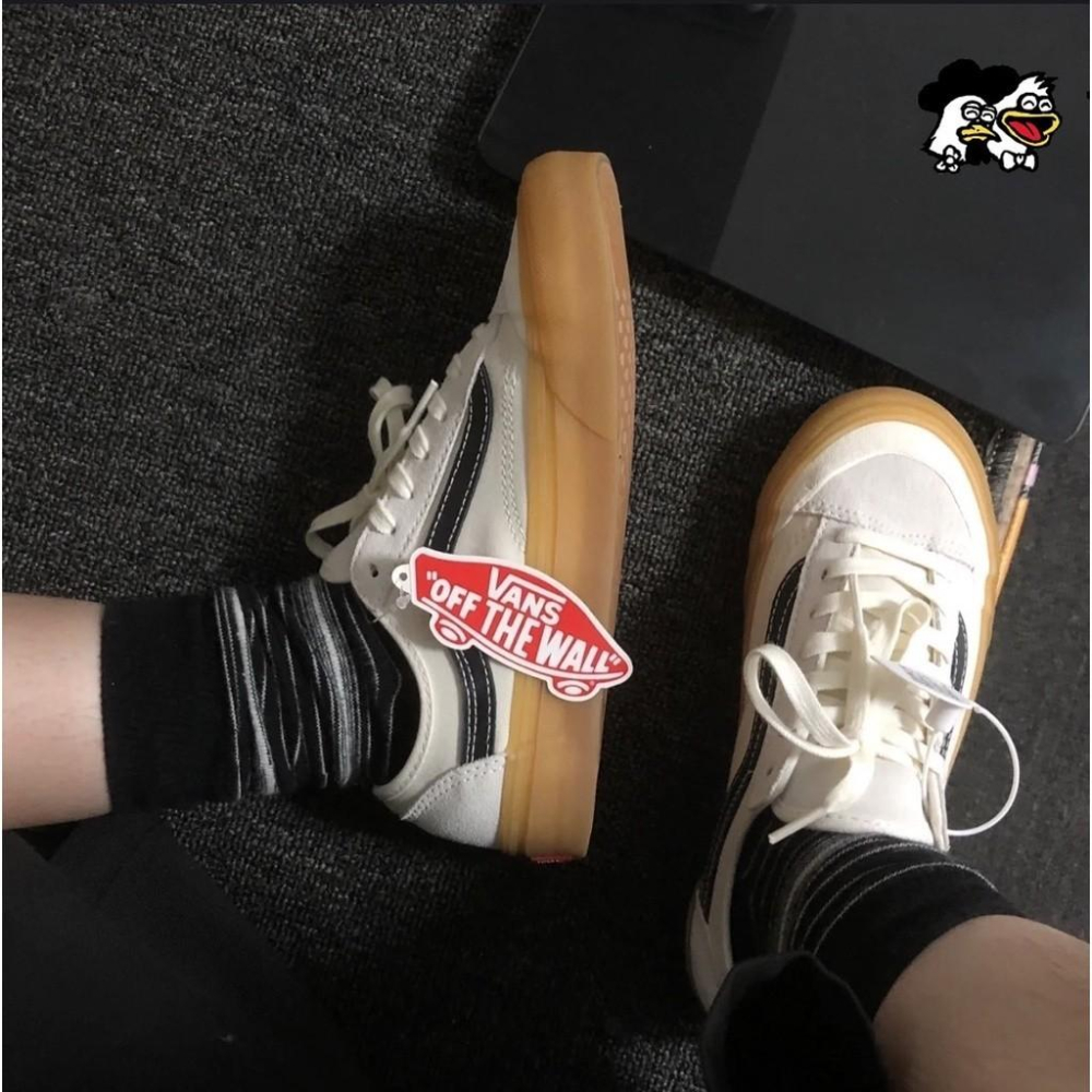 韓國代購 VANS STYLE 36 DECON 米白 卡其 鬆糕底 麂皮 帆布鞋 休閒鞋 低筒 VN0A5HFF2Z3-細節圖7