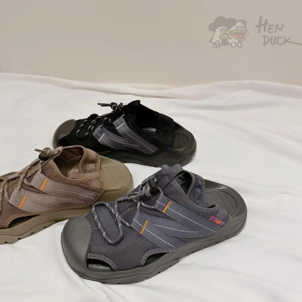 韓國代購 New Balance CRV-COVE 包頭 護趾 涼鞋 戶外運動涼鞋 涉水 機能 工裝 厚底 SD4205-細節圖4