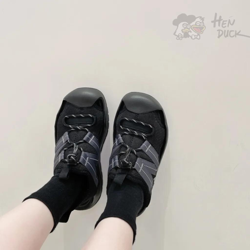 韓國代購 New Balance CRV-COVE 包頭 護趾 涼鞋 戶外運動涼鞋 涉水 機能 工裝 厚底 SD4205-細節圖5