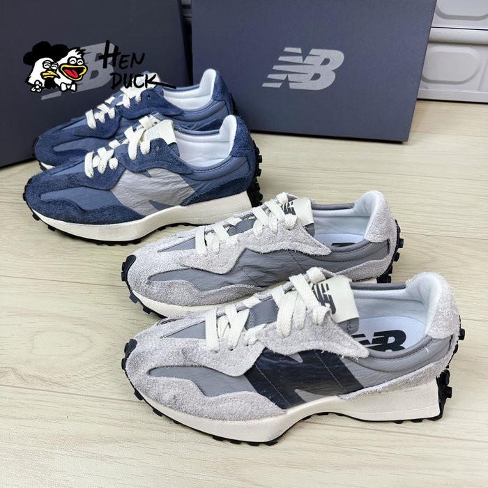 韓國代購 New balance 327 髒髒鞋 灰黑色 NB 327 防滑耐磨 慢跑鞋 運動休閒鞋 U327WCA-細節圖2