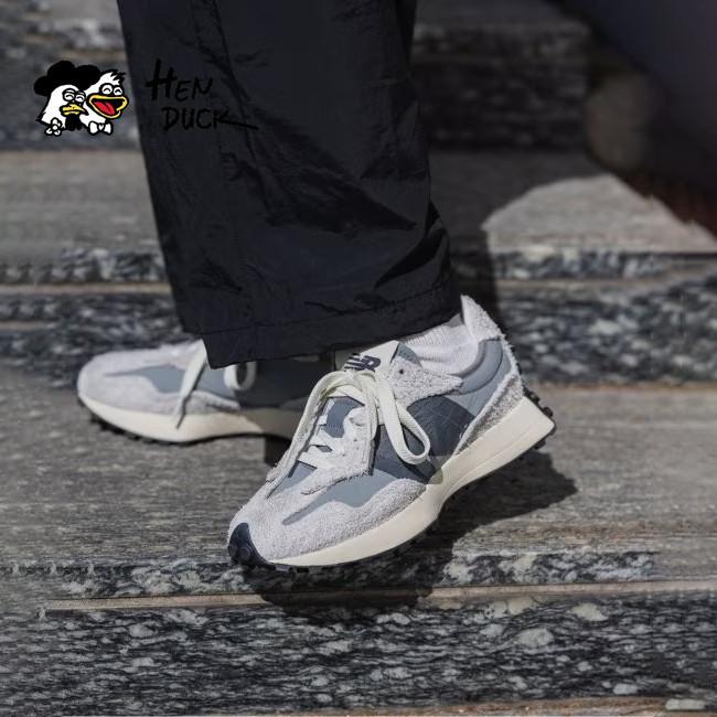韓國代購 New balance 327 髒髒鞋 灰黑色 NB 327 防滑耐磨 慢跑鞋 運動休閒鞋 U327WCA-細節圖8