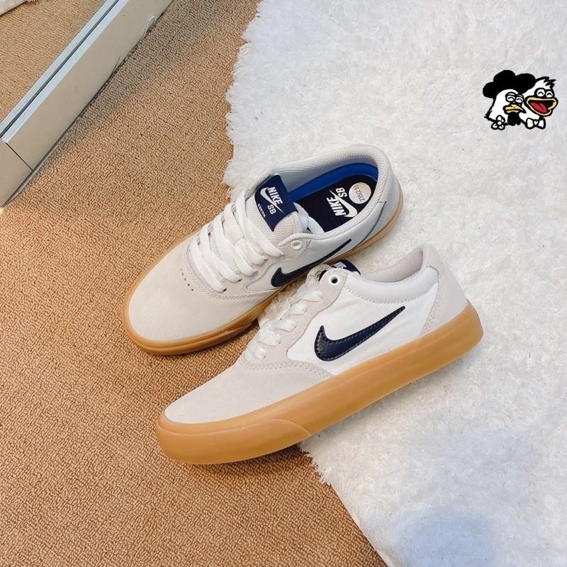 韓國代購 Nike SB Chron SLR 黑白 奶茶色 焦糖 棕色 低筒 復古休閒板鞋 男女款 CD6278-002-細節圖3