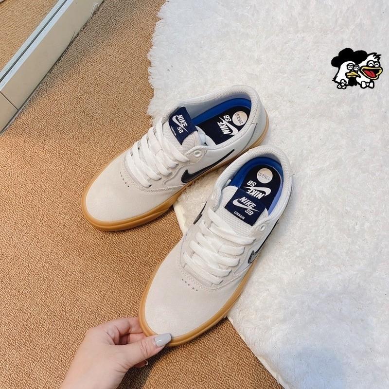 韓國代購 Nike SB Chron SLR 黑白 奶茶色 焦糖 棕色 低筒 復古休閒板鞋 男女款 CD6278-002-細節圖4