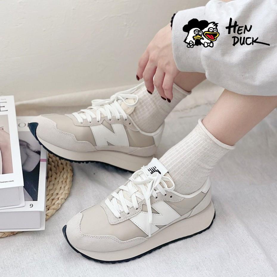 韓國代購 New balance 237 燕麥銀藍 淺奶茶 復古 運動休閒鞋 慢跑鞋 鋸齒 男女款 WS237HN1-細節圖2