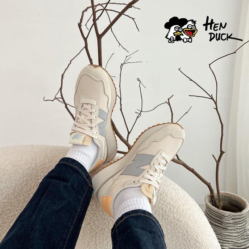 韓國代購 New balance 237 燕麥銀藍 淺奶茶 復古 運動休閒鞋 慢跑鞋 鋸齒 男女款 WS237HN1-細節圖3