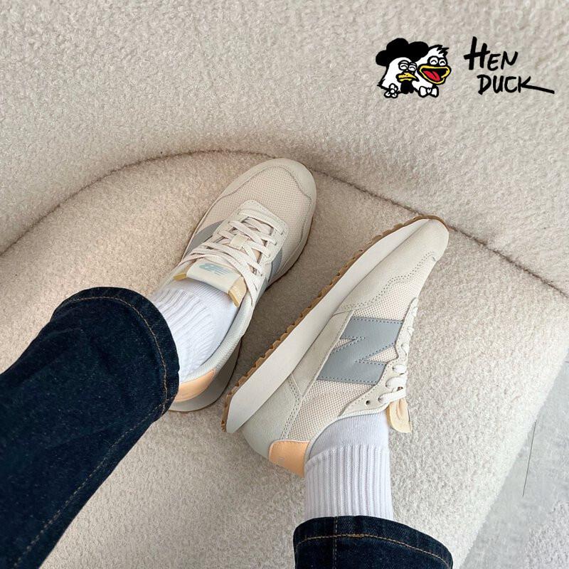 韓國代購 New balance 237 燕麥銀藍 淺奶茶 復古 運動休閒鞋 慢跑鞋 鋸齒 男女款 WS237HN1-細節圖4