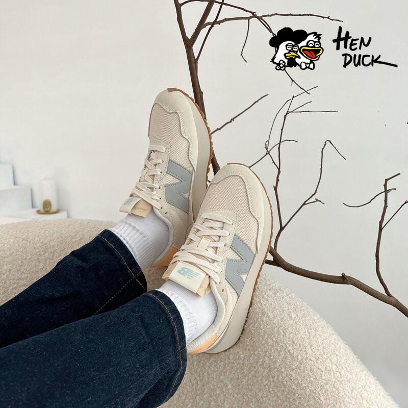 韓國代購 New balance 237 燕麥銀藍 淺奶茶 復古 運動休閒鞋 慢跑鞋 鋸齒 男女款 WS237HN1-細節圖9
