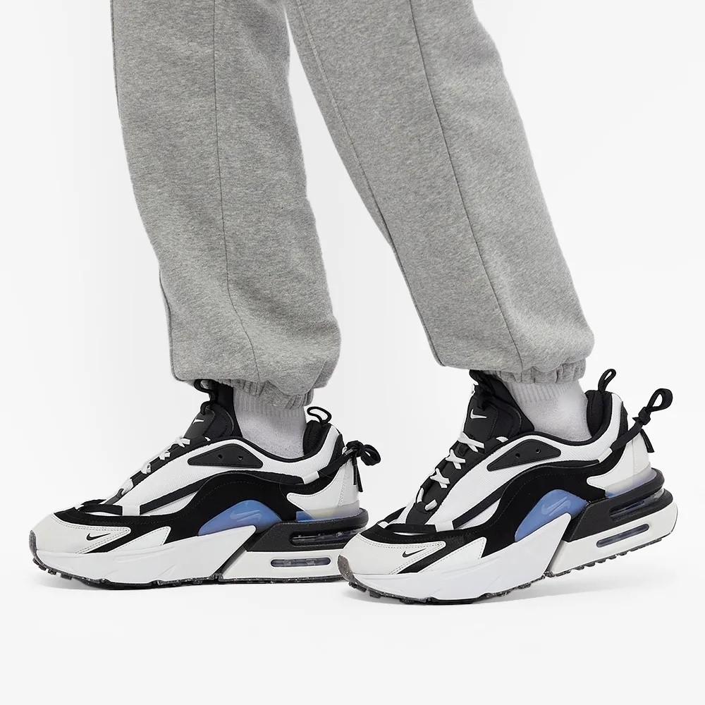 韓國代購 Nike Air Max Furyosa 白黑藍 雙層氣墊 減震 復古休閒鞋 慢跑鞋 DH0531-002-細節圖4