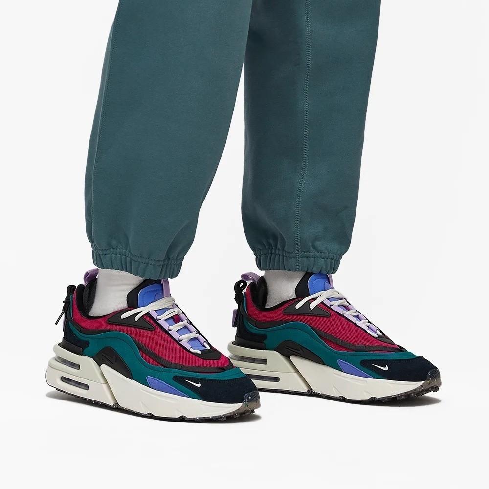 韓國代購 Nike Air Max Furyosa 白黑藍 雙層氣墊 減震 復古休閒鞋 慢跑鞋 DH0531-002-細節圖6