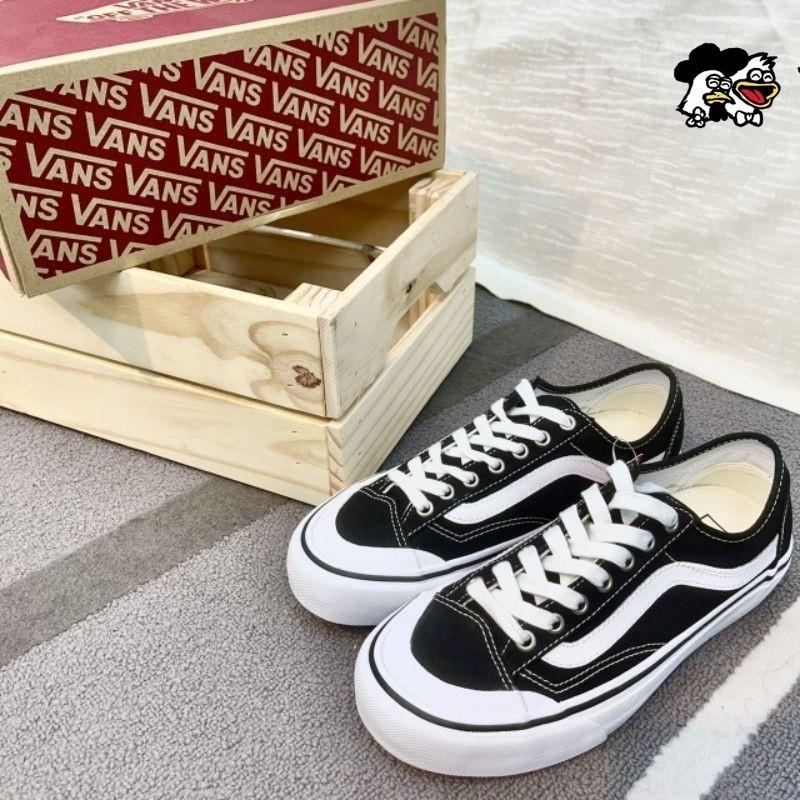 韓國代購 VANS STYLE 36 DECON SF 經典黑 低筒 復古 帆布鞋 滑板鞋 男女 VN0A3MVLY28-細節圖2