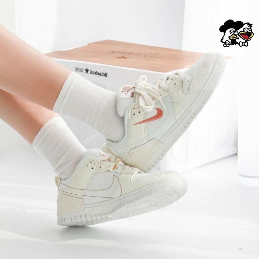 韓國正品免運 Nike Dunk Low Disrupt 2 灰白 孔雀綠 低筒休閒板鞋 環保 DH4402-100-細節圖6