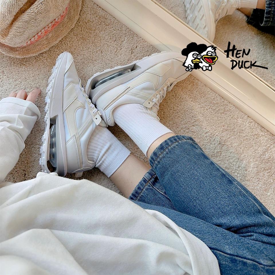 韓國代購 Nike air max pre-Day 巫毒娃娃 黑 白色 復古 透氣增高 運動休閒鞋 氣墊款 男女款-細節圖7