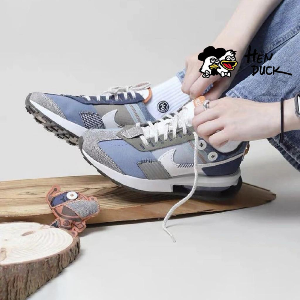 韓國代購 Nike air max pre-Day 巫毒娃娃 黑 白色 復古 透氣增高 運動休閒鞋 氣墊款 男女款-細節圖8