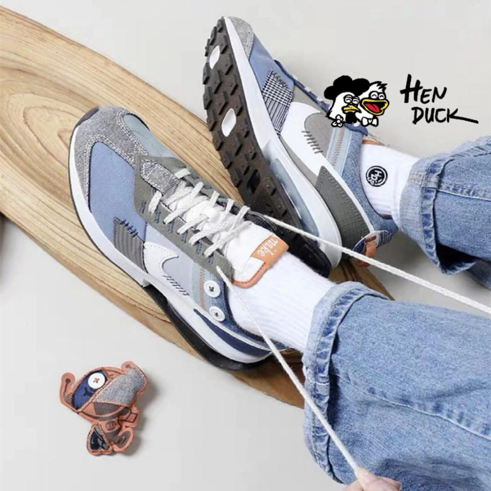 韓國代購 Nike air max pre-Day 巫毒娃娃 黑 白色 復古 透氣增高 運動休閒鞋 氣墊款 男女款-細節圖9