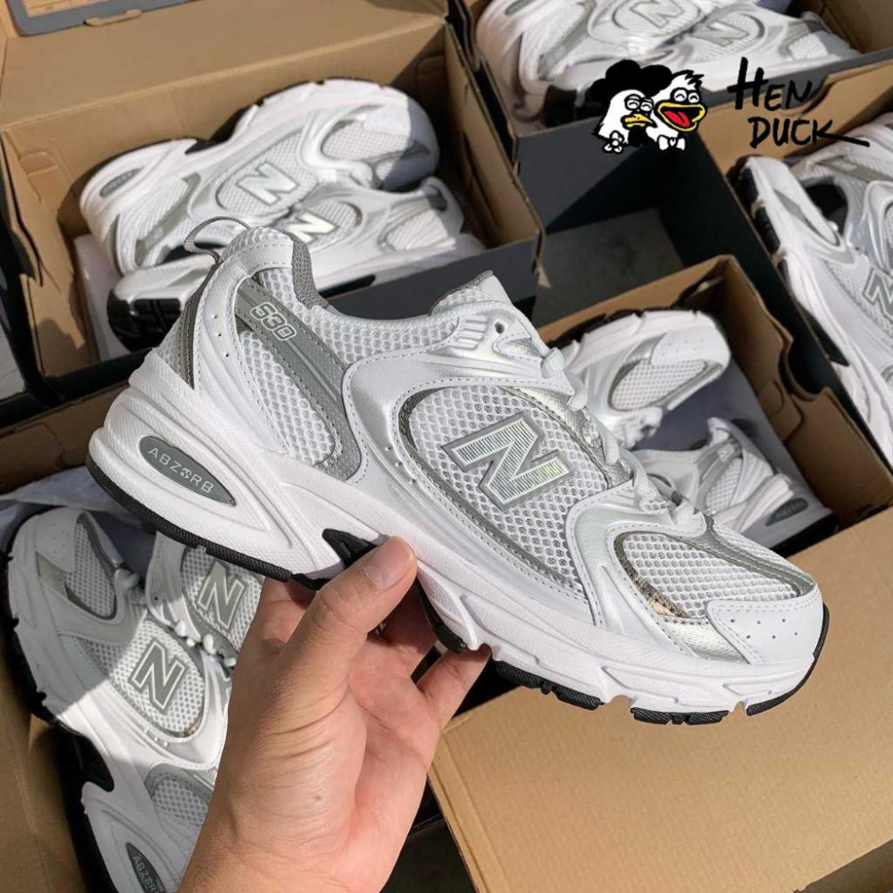 韓國代購 New balance 530 白灰淺灰 燕麥奶油米色 運動休閒鞋 老爹鞋 NB530 男女款 MR530AD-細節圖2